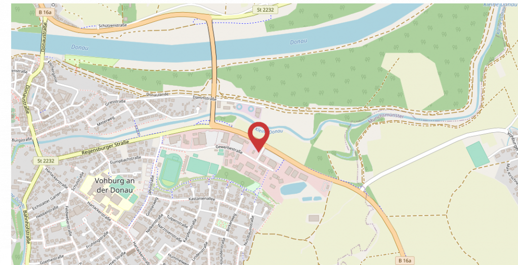 Wegbeschreibung Werkstatt und Büro